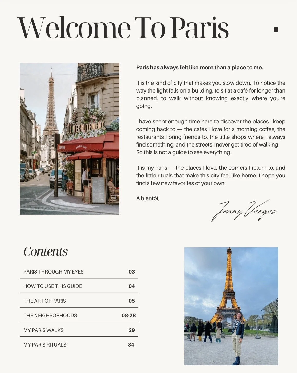 Paris food and travel guide featuring cafés, restaurants, shops and neighbourhoods