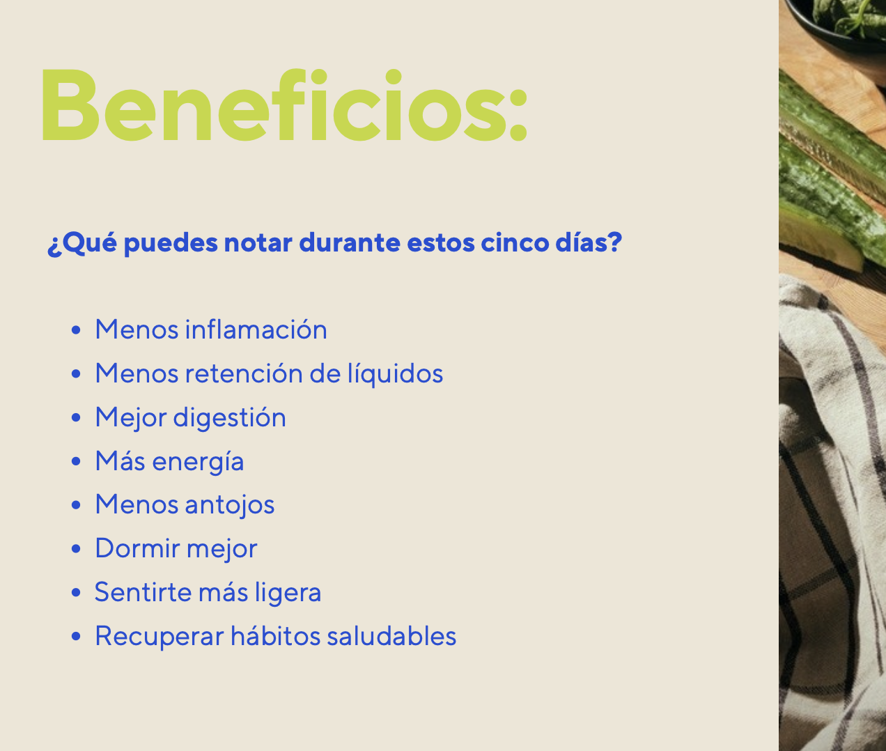 Post-Summer Reset, guía de nutrición de 5 días de Jenny Vargas MD
