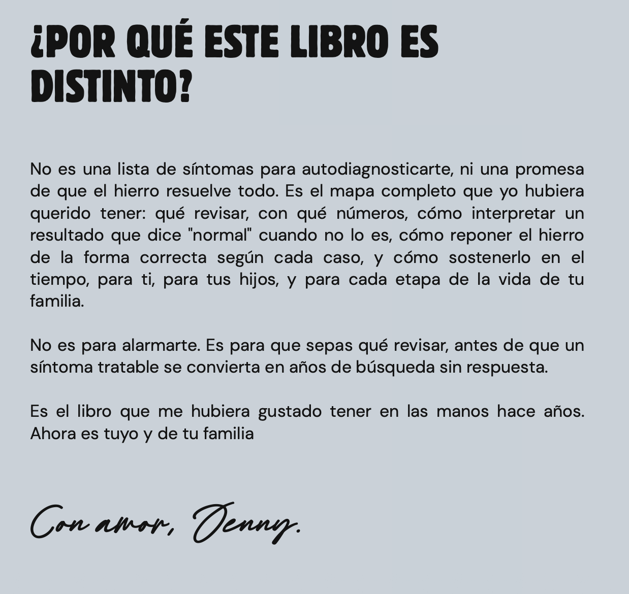 IRON RESET de Jenny Vargas, guía práctica de 104 páginas sobre hierro y ferritina