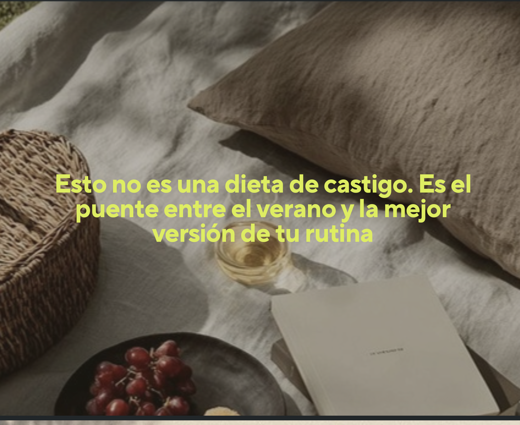 Post-Summer Reset, guía de nutrición de 5 días de Jenny Vargas MD