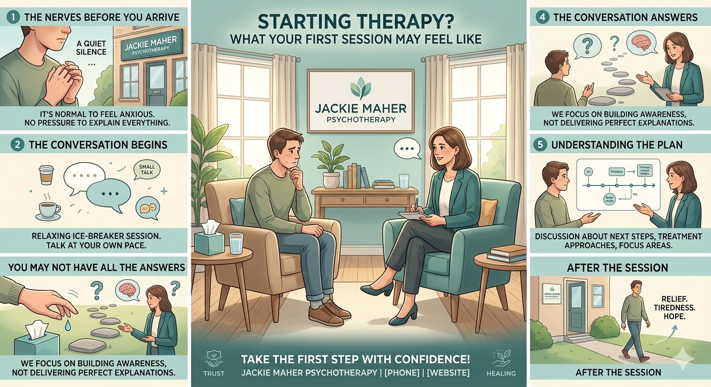 Starting Therapy? What Your First Session May Feel Like