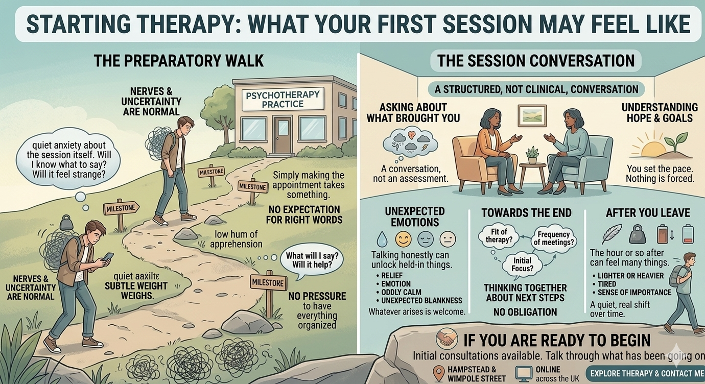 Starting Therapy: What Your First Session May Feel Like