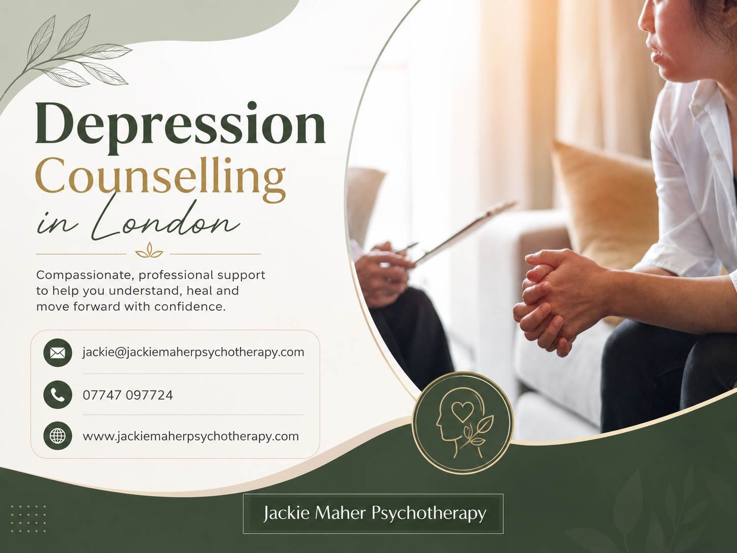 Depression Counselling in London: A Key to Meaningful Change towards Recovery