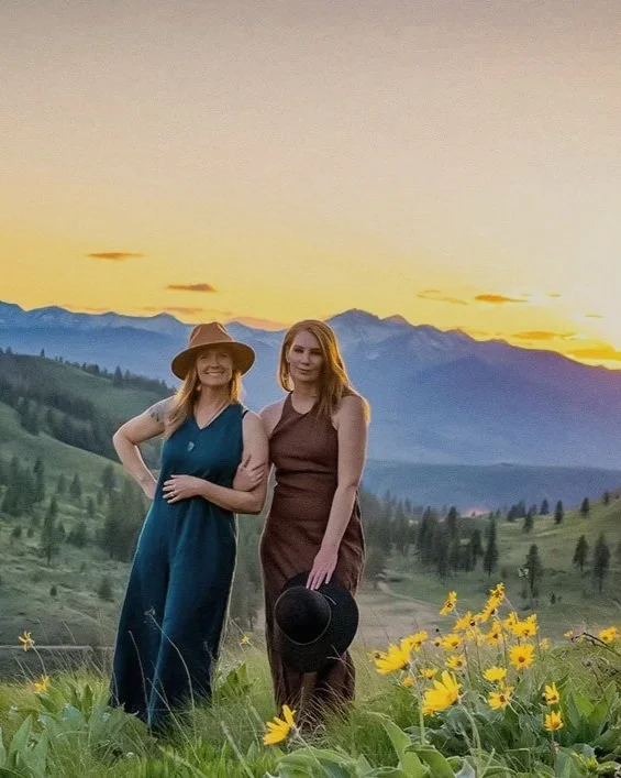 NOWKA BOTANICA founders in the Methow Valley, Washington.