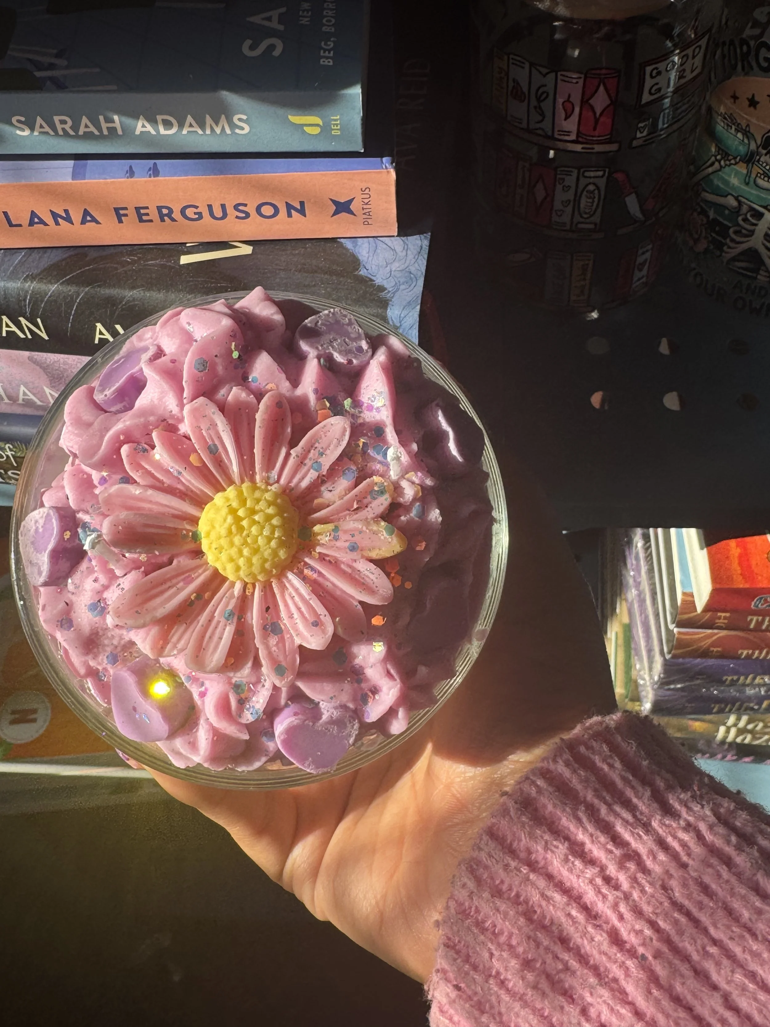 Summer time flowers 2 wick candle