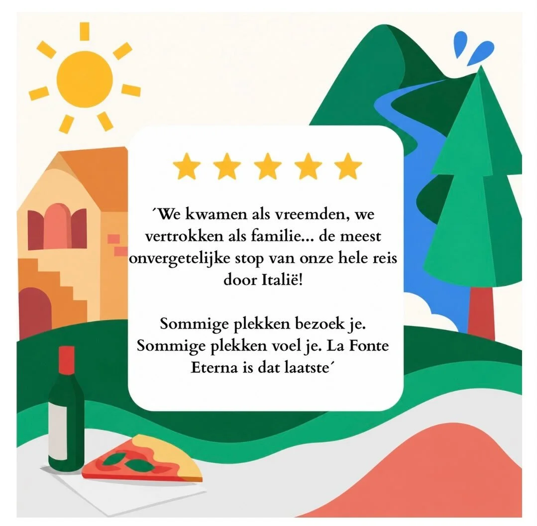 &lsquo;Verscholen in de heuvels van Piobbico, zo ver van de drukte van het toeristische Itali&euml; dat je je bijna afvraagt of je iets hebt ontdekt wat de rest van de wereld nog niet heeft gevonden, en dat is precies de bedoeling. We kwamen aan als 