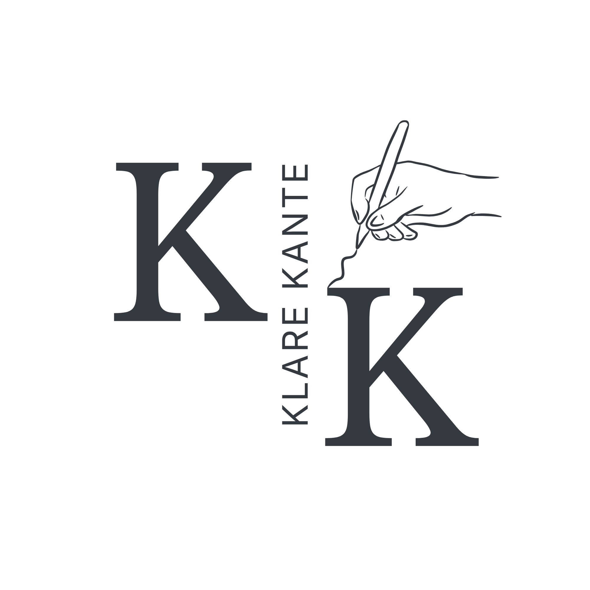 Logo der Copywriting-Marke Klare Kante.
