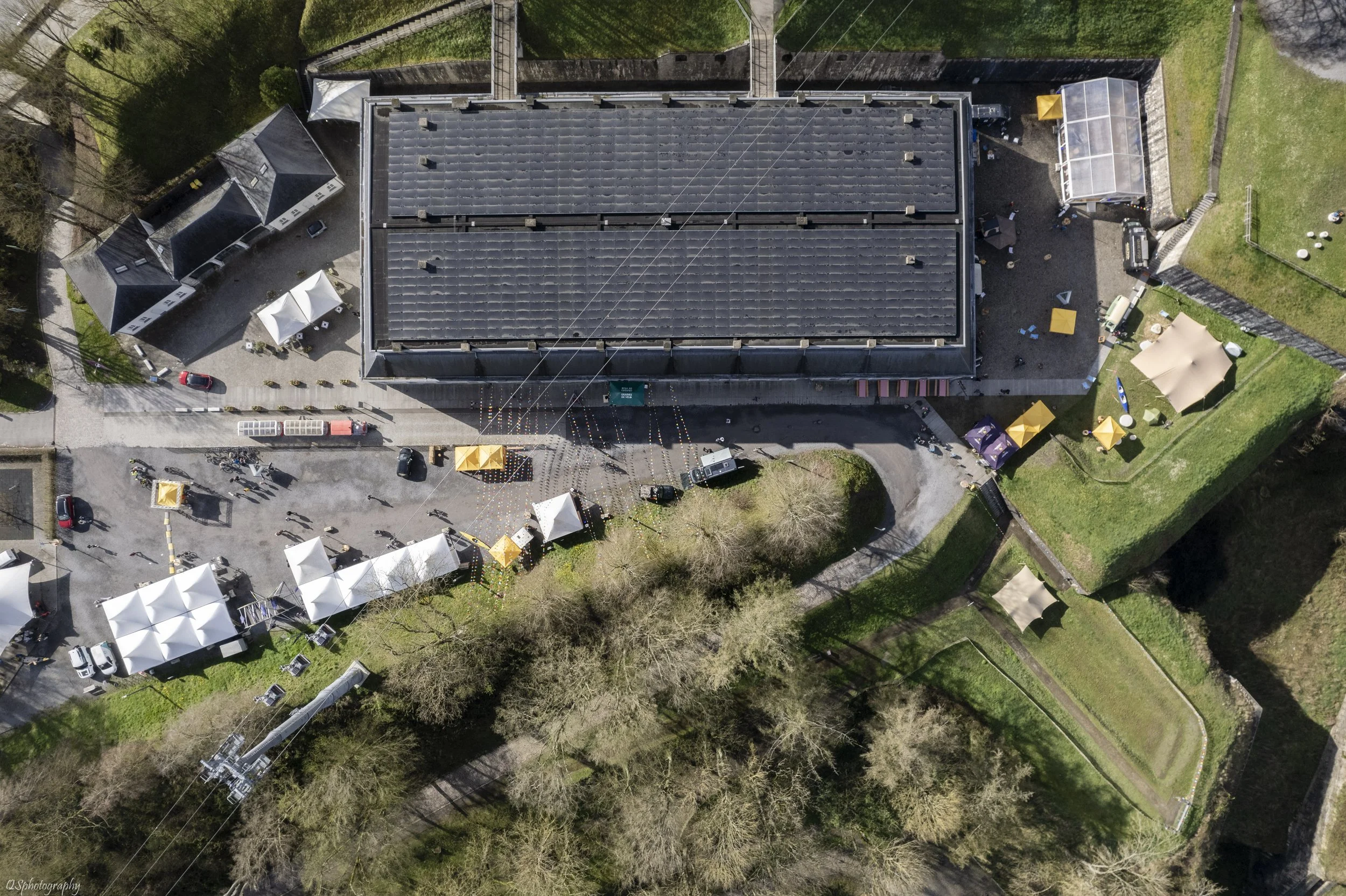 Une vue aérienne Le Relais des Voyageurs | QSphotography | Namur