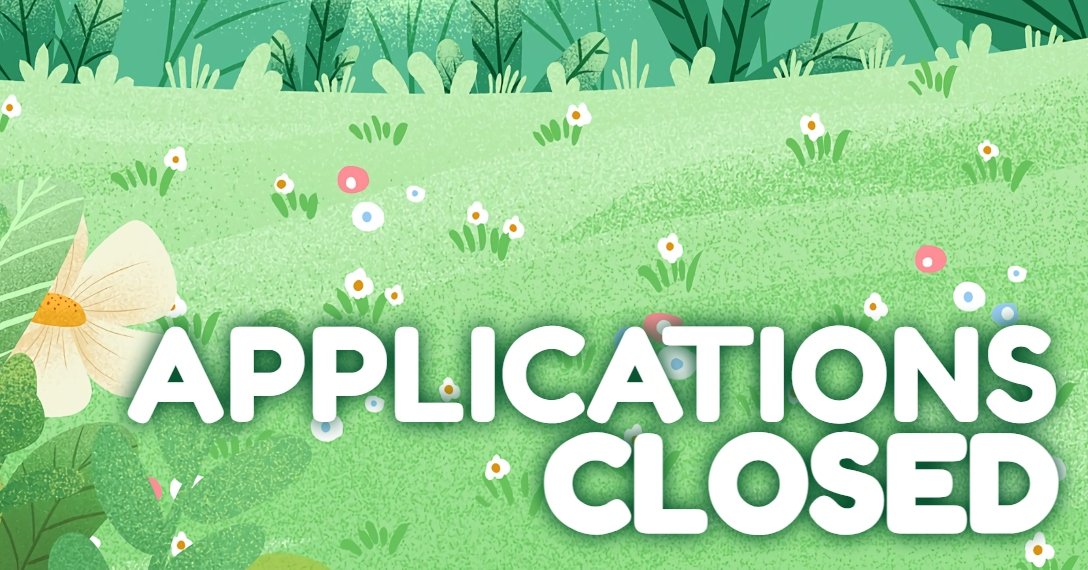 APPLICATIONS CLOSED