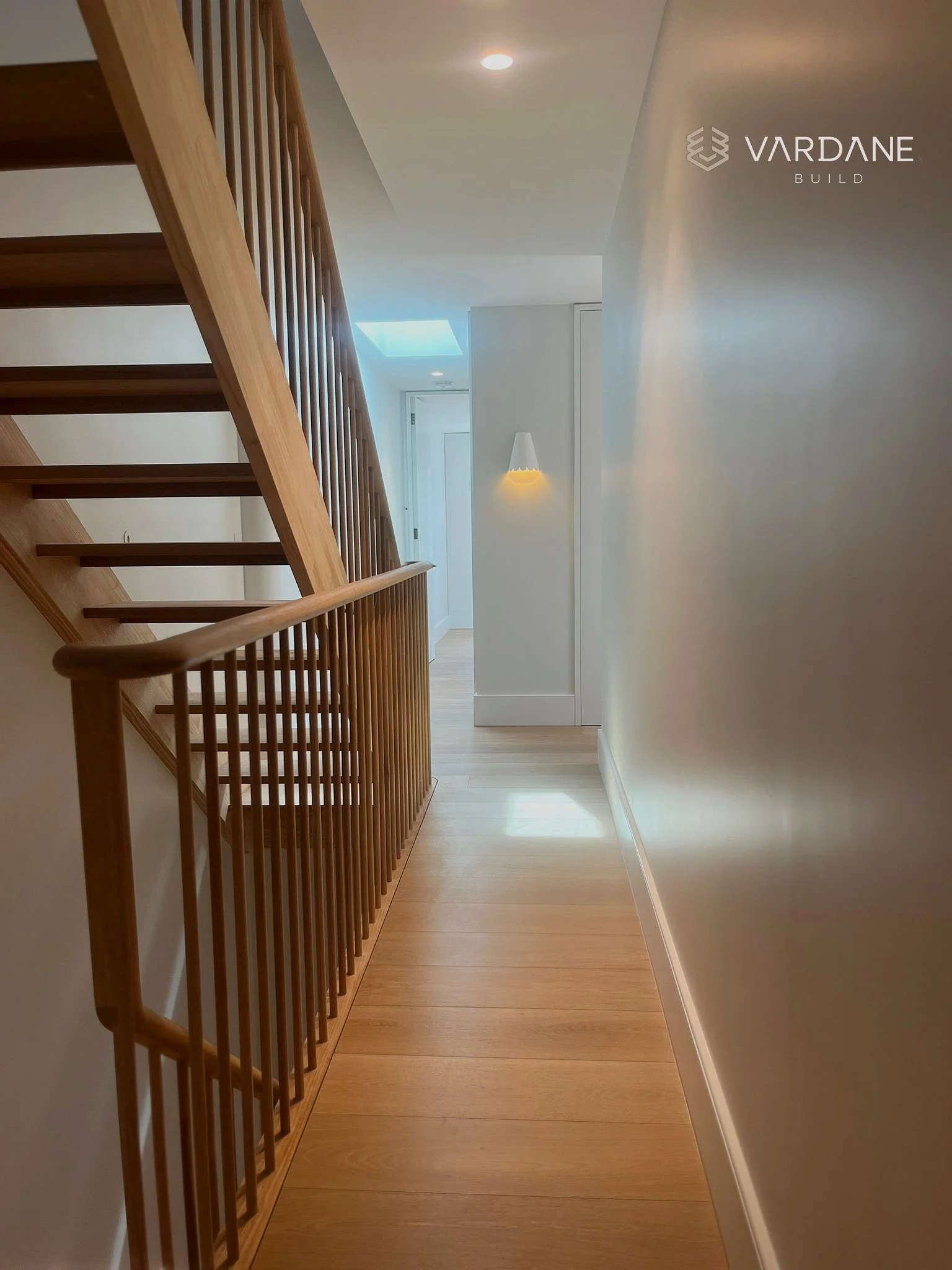 wooden Staircase and corridor of a house
