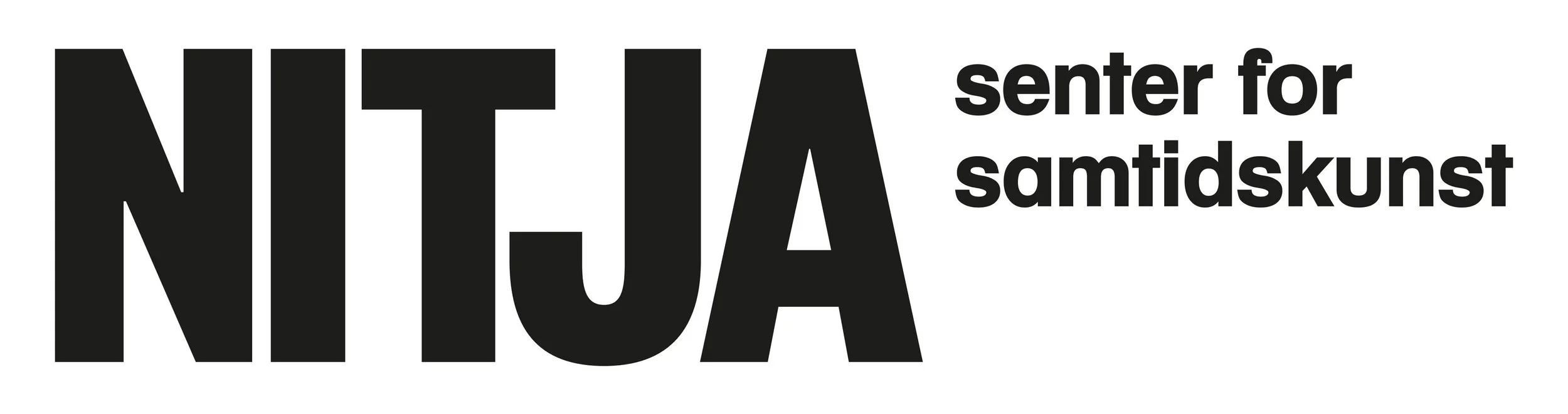 Logo of NITA center for contemporary art in black text on white background.