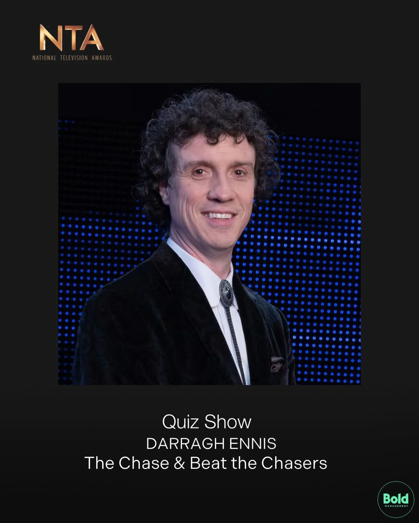 The brilliant @bonesgiles has been long listed for an @officialntas for his participation on &lsquo;The Chase&rsquo; &amp; &lsquo;Beat the Chasers&rsquo; ✨

Voting is now open via the link I stories!