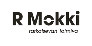 R Mckki logo with Finnish text 'ratkaisevan toimiva' underneath