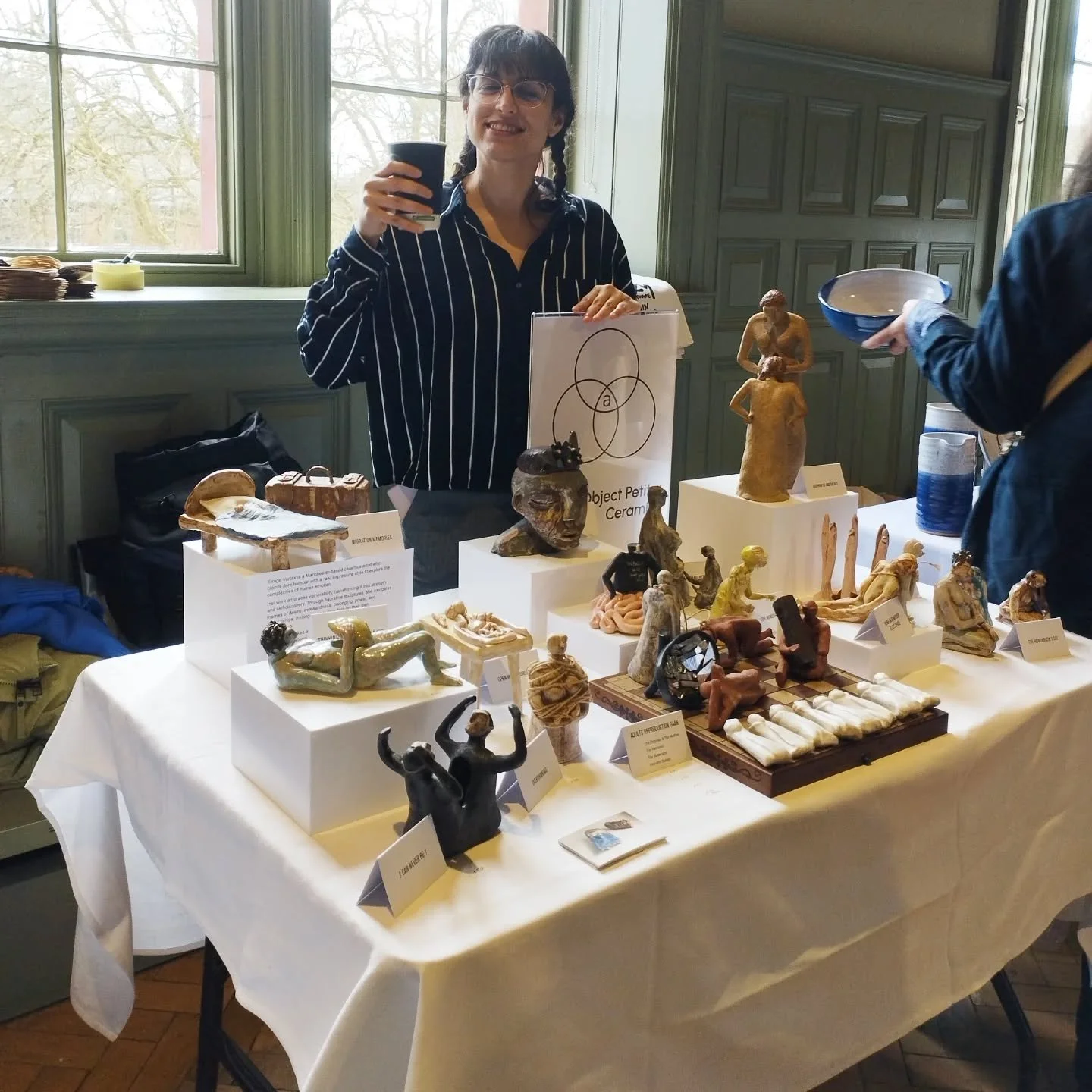 That's a wrap! @manchester_ceramics_fair was an incredible experience for me. I got to have a stall at my favourite gallery in Manchester in this beautiful hall, had chat with so many people, saw their instant reactions, have met with amazing artists