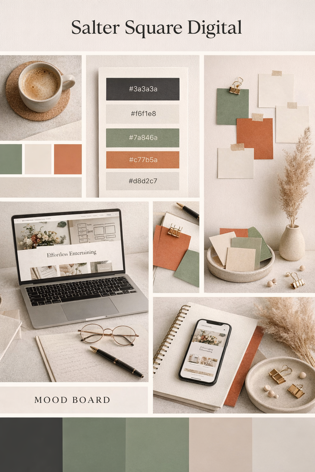 Salter Square Digital mood board