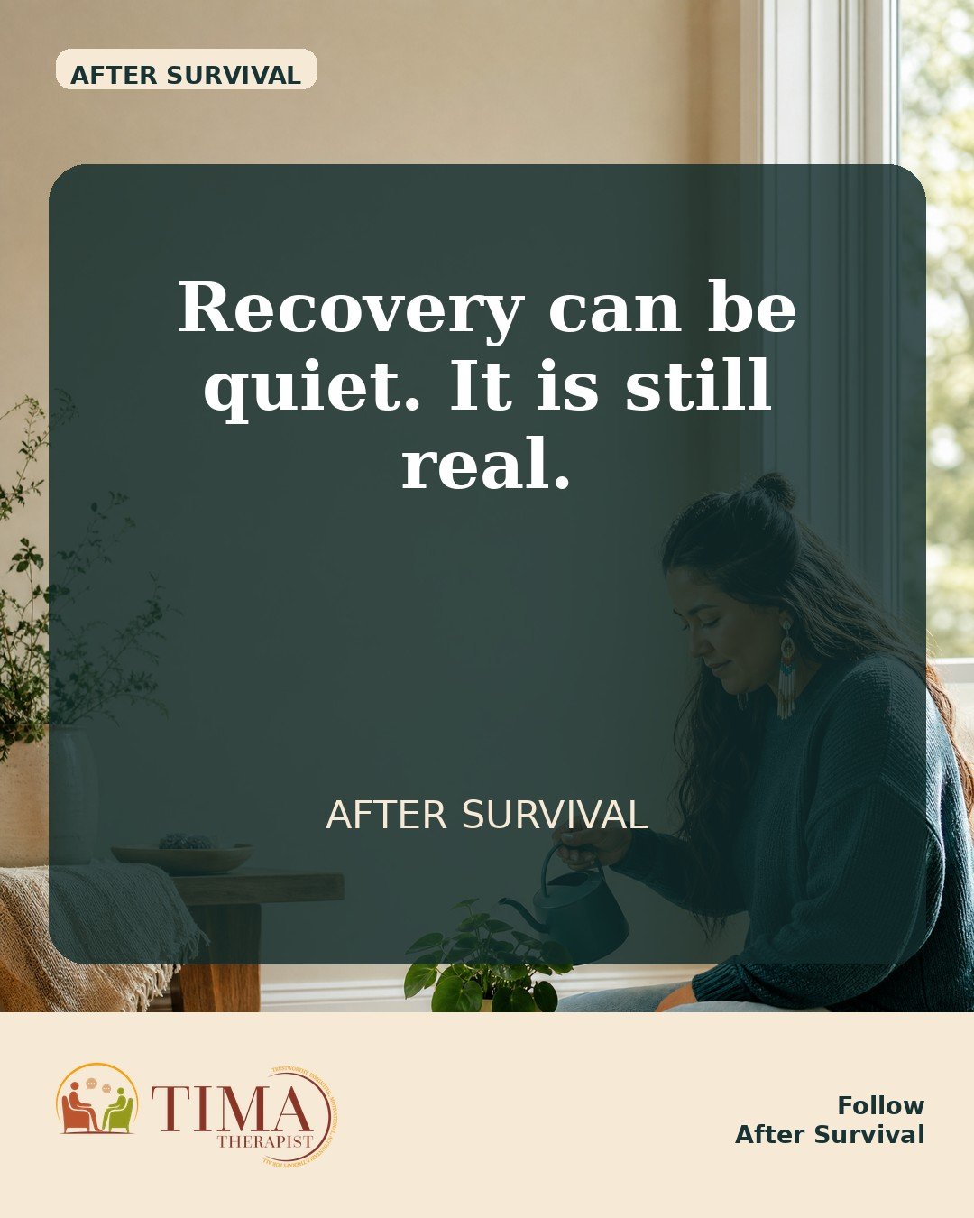 Healing does not have to be dramatic to count.

Sometimes it is an internal pause, a shorter apology, a new boundary, a slower morning, or a choice to tell the truth about what you need.

Save this for the days your progress feels too quiet to celebr