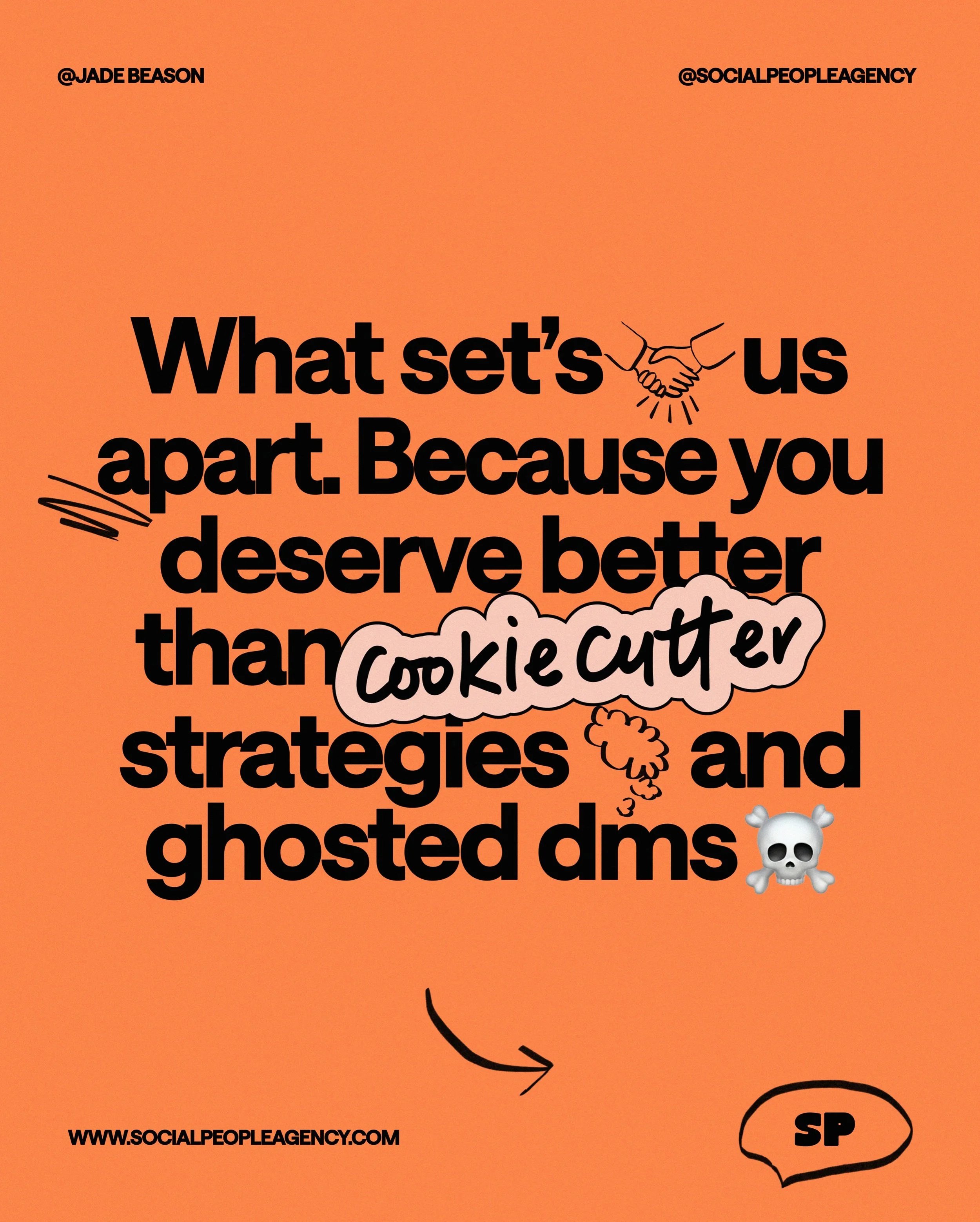 It&rsquo;s time we put the &ldquo;social&rdquo; back in social media 👋🏾

We&rsquo;re Social People, and we&rsquo;re officially checking in. We started this agency because we were tired of seeing brilliant brands get lost in a sea of automated bots 