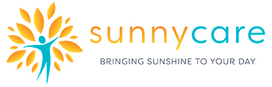 Sunnycare logo with a sunburst design and the tagline 'Bringing Sunshine to Your Day'.