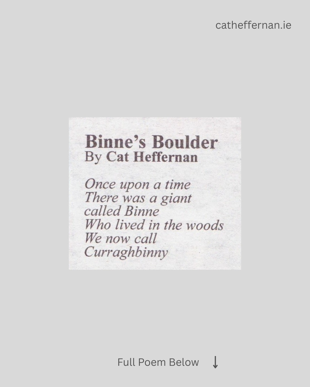 Binne’s Boulder