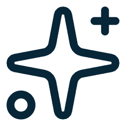 Stylized icon of a medical or health-related symbol with a plus sign