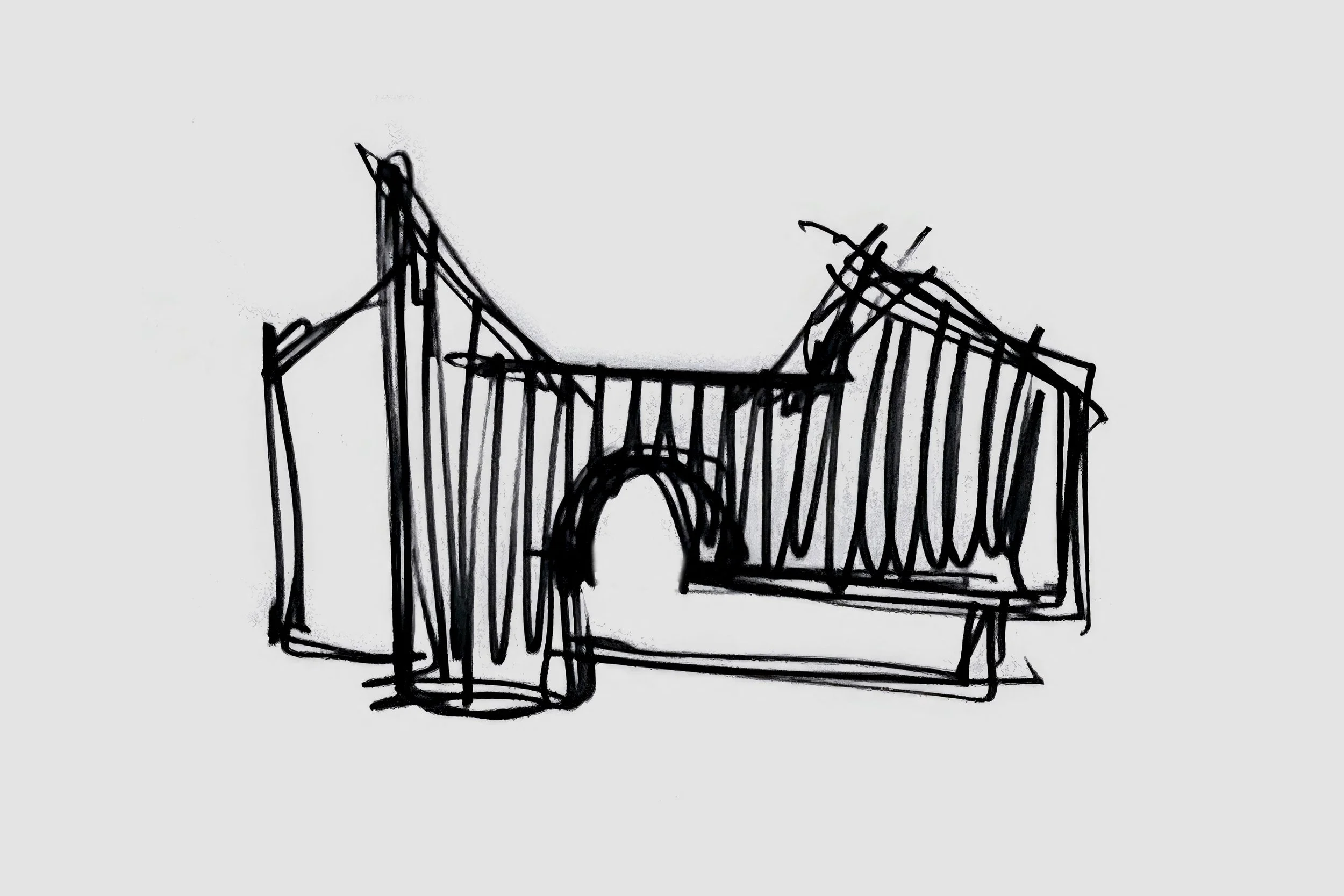 Malton Museum — early concept sketch for proposed new building