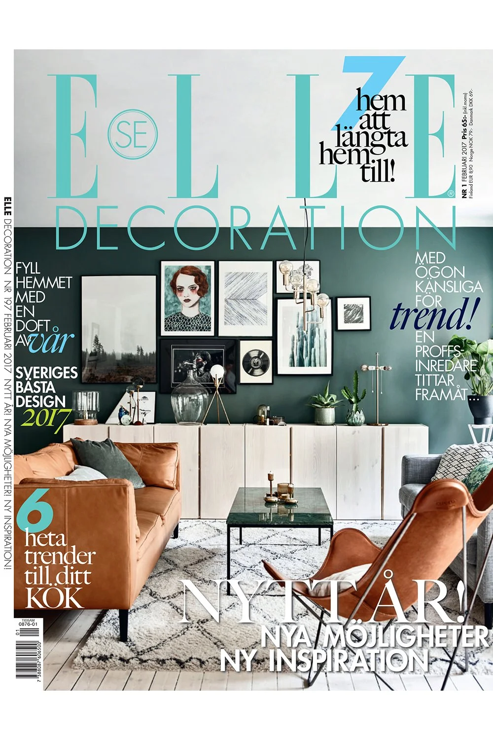 Elle Decoration Sweden, February 2017