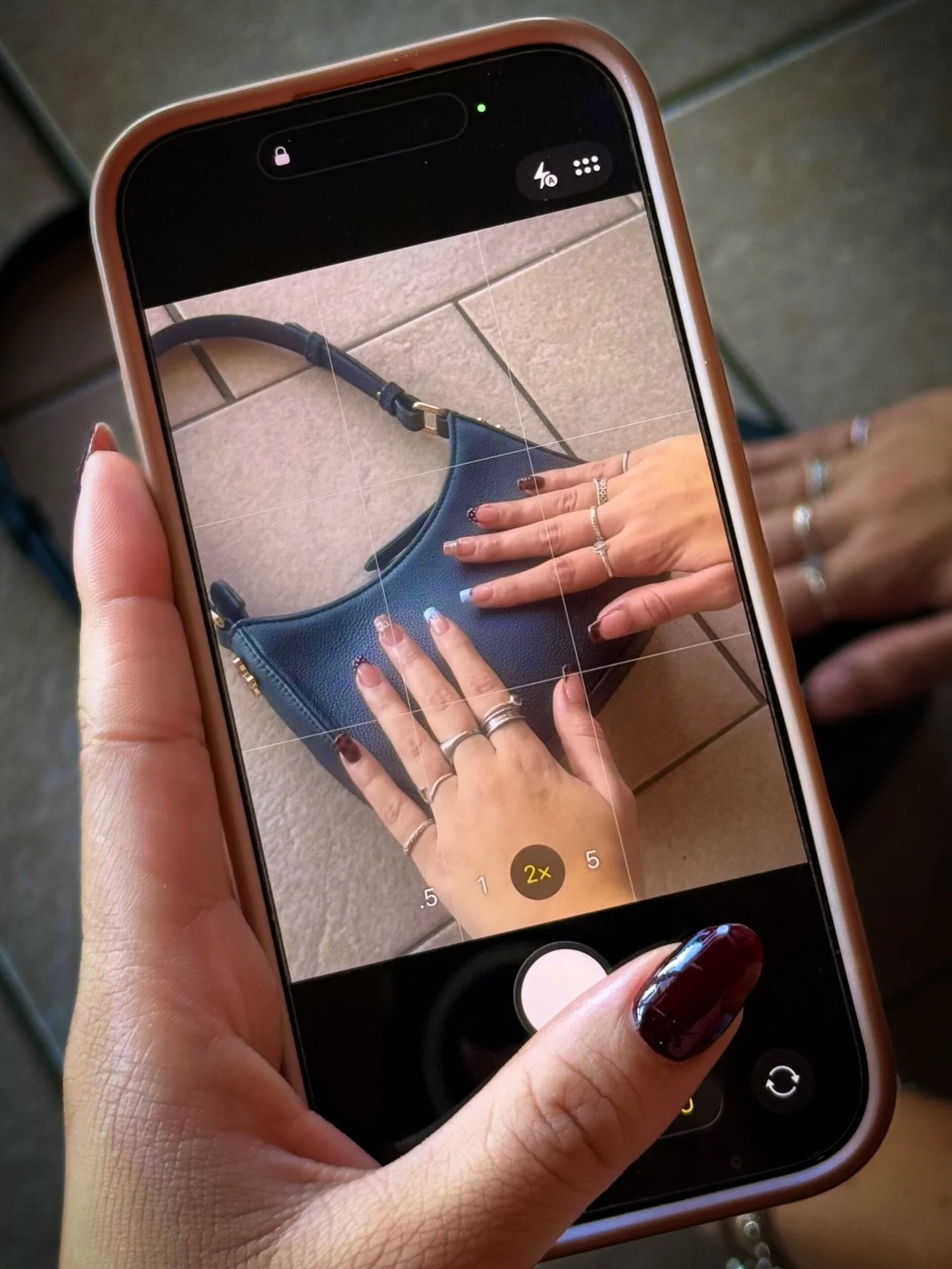 Swipe for a close up >>

After this set, I really want to do square nails on myself. Loving the blues and browns in this set.

Zoe came in for soft gel extensions with tier 4 nail art. She had only ever had acrylic but was super happy with the 