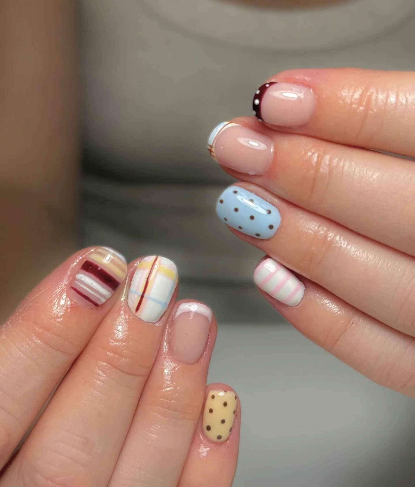 Your next short nail inspo!

I&rsquo;ve been loving the short nail art lately, your monthly manicure ensures your nails are kept clean and sleek!

If your nails grow fast, I recommend doing 2-3 weeks infills.

Pushing past 4 weeks can cause your nail
