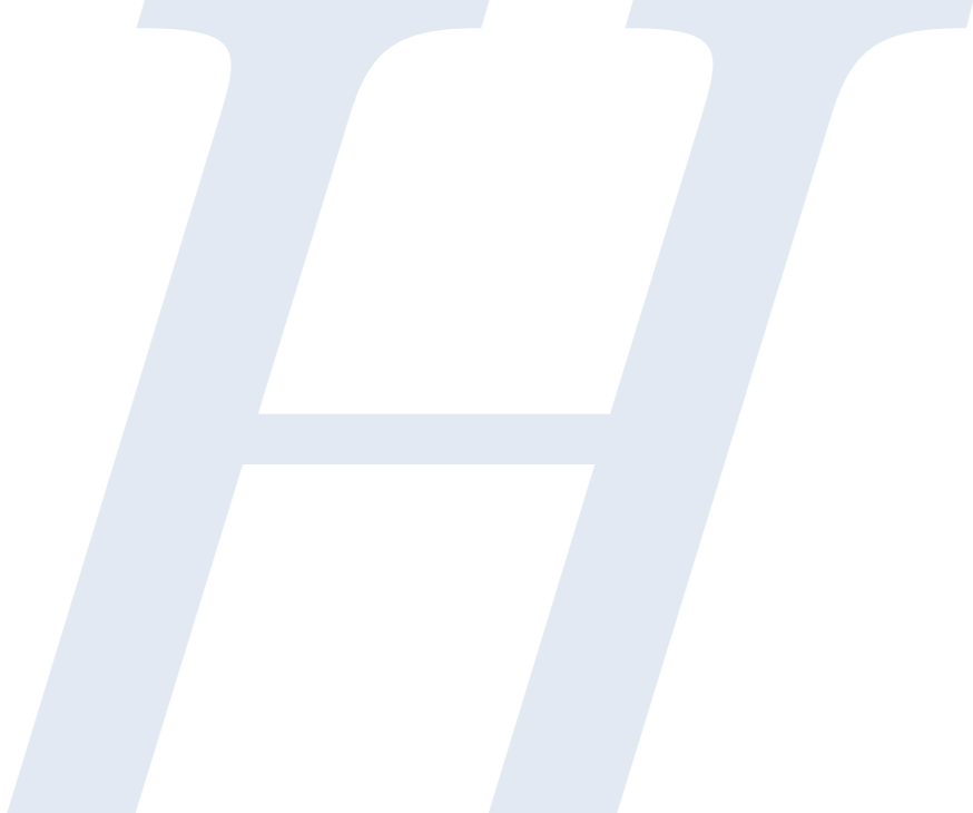 Buchstabe H in hellblau