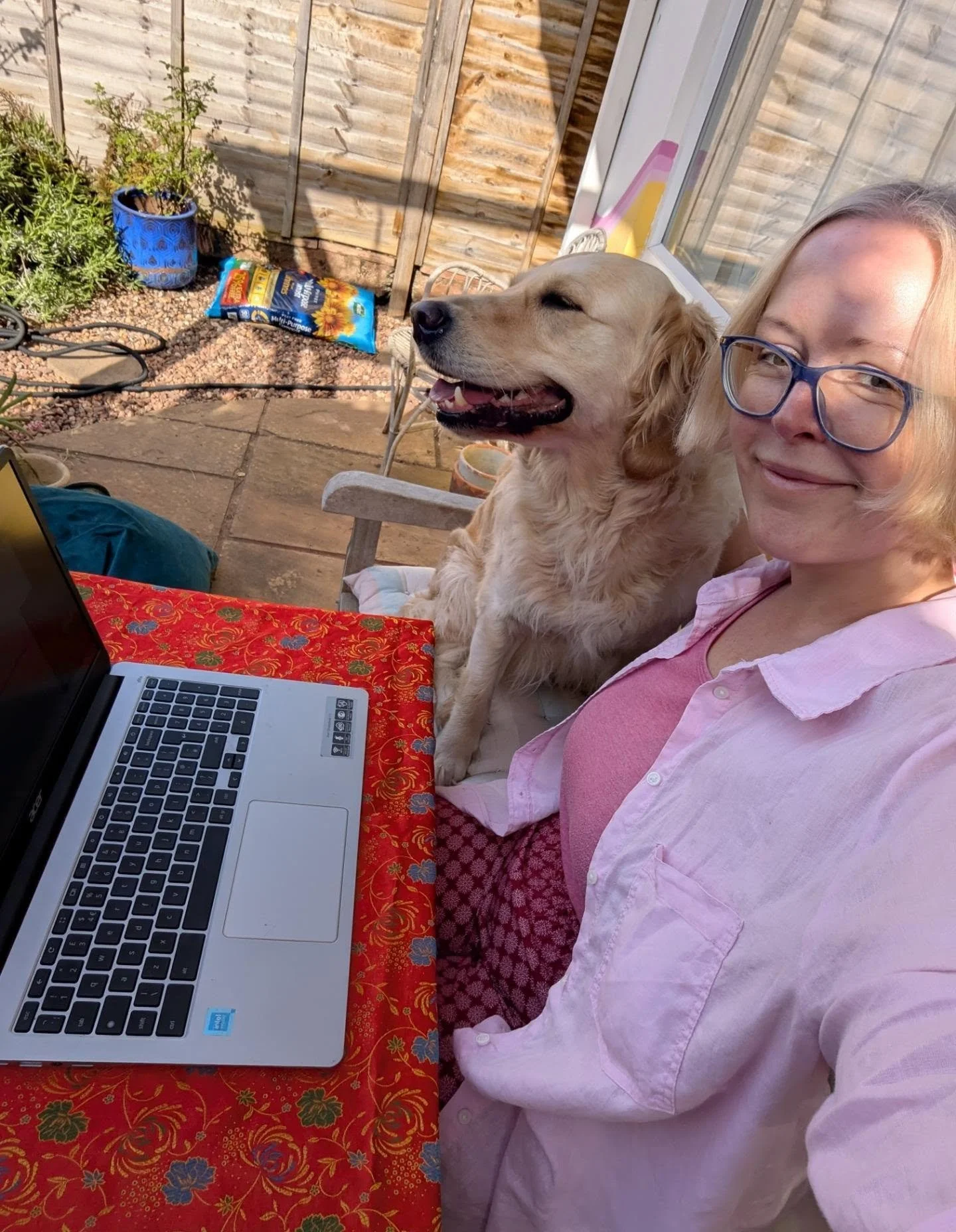 Well that was nice while it lasted. 👀 

My colleague and I are looking forward to some more sunshine soon. ☀️