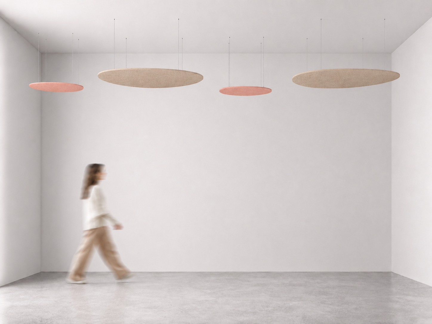 Ceiling panels Pebble solid