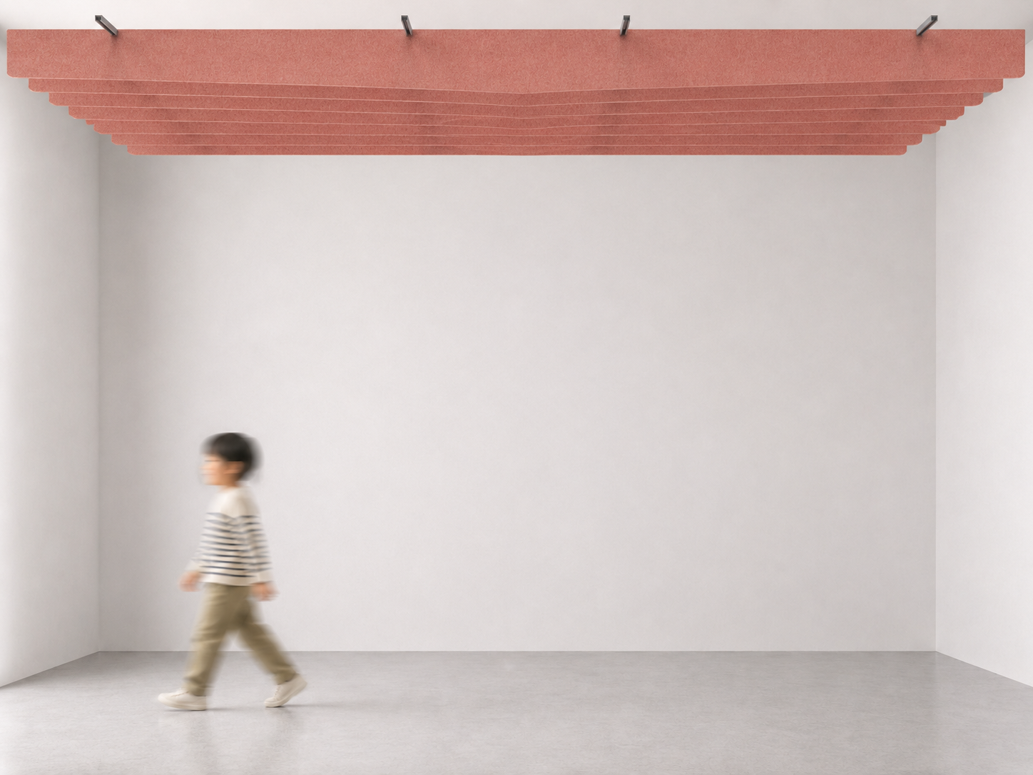 Ceiling systems Baffle continuous Edge