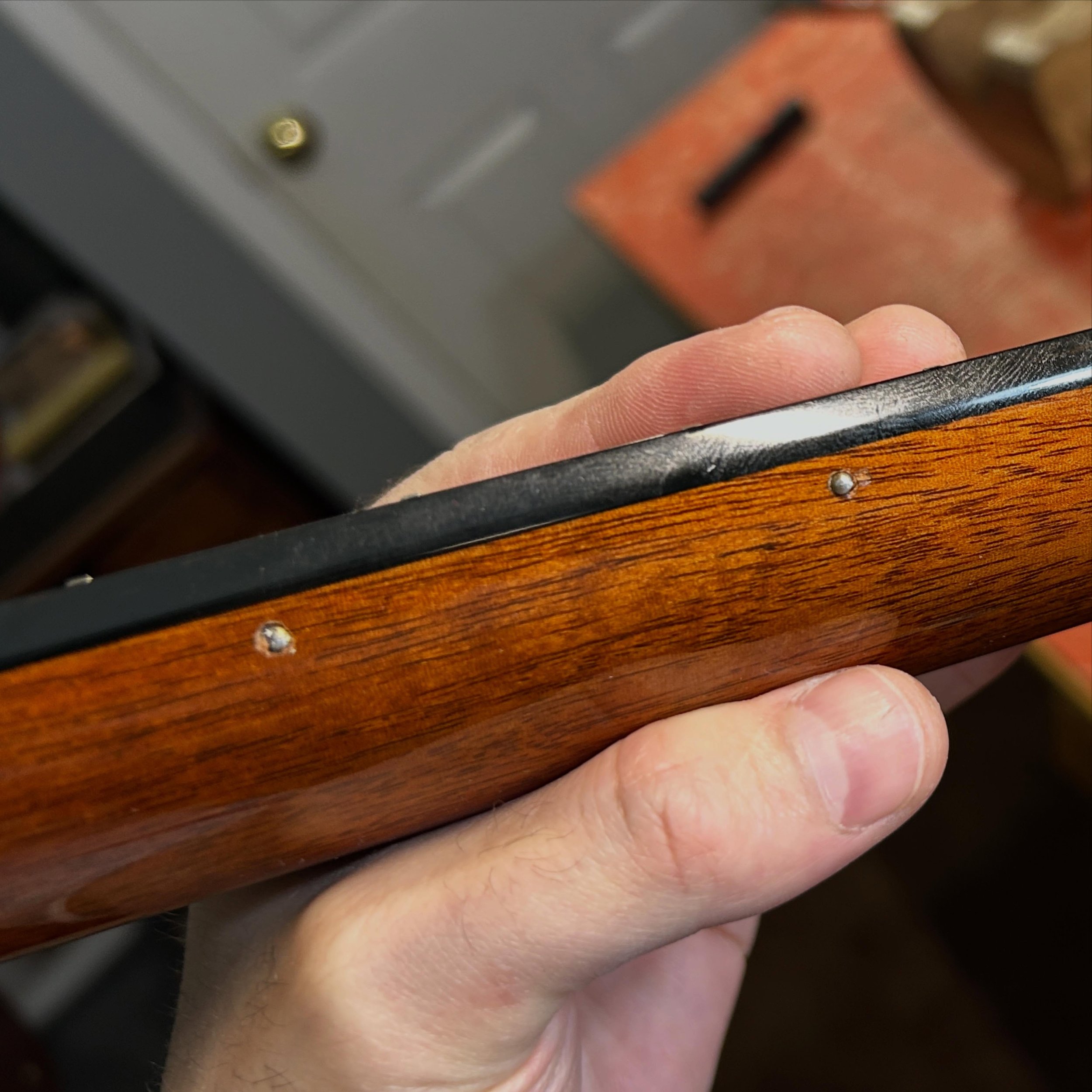 ⚠️Warning: Sensitive content. &ldquo;Fret marker&rdquo; nails hammered straight into the neck, and a top crack &ldquo;repaired&rdquo; with titebond, epoxy putty, barbecue sauce and a piece of toblerone. Will someone think of the children?