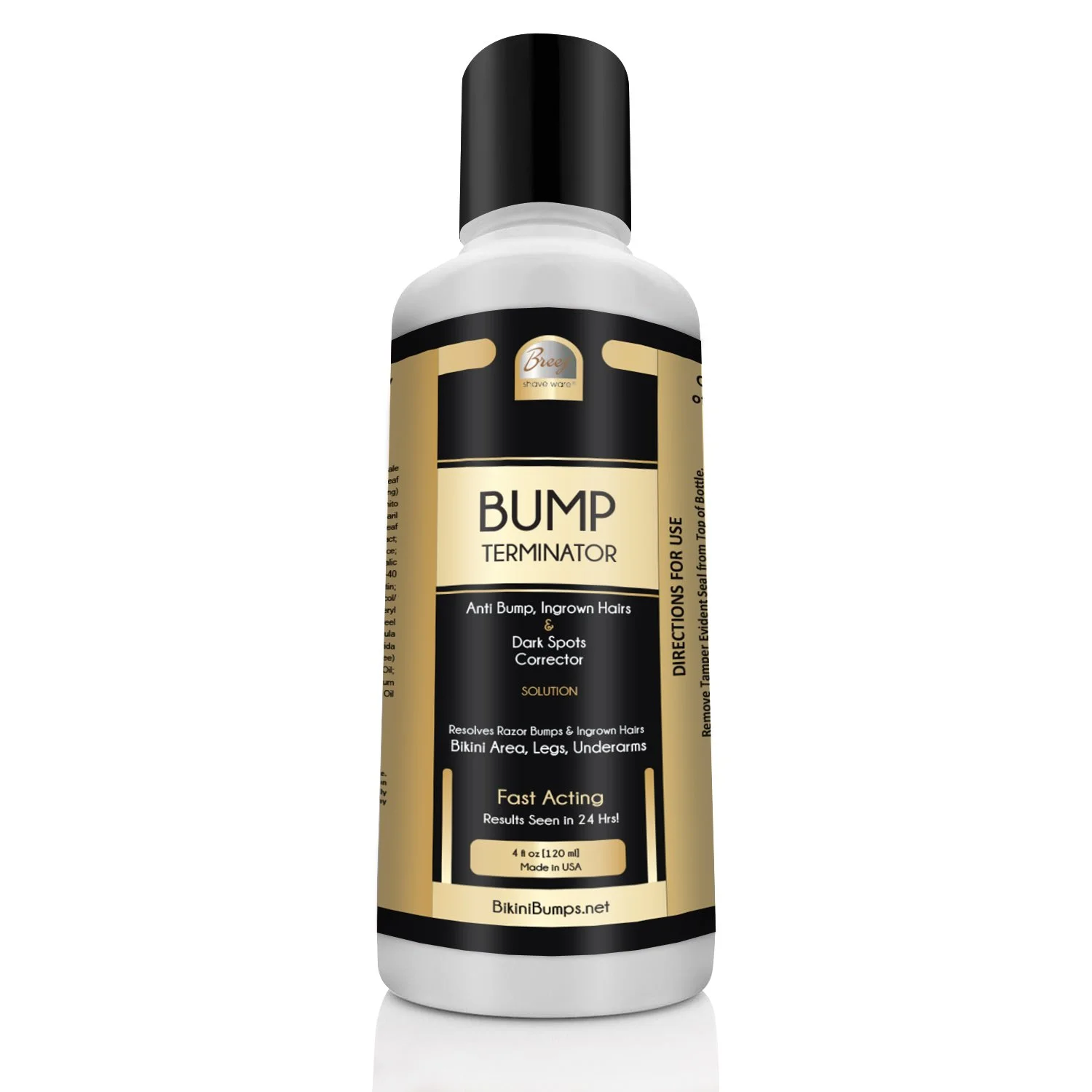 BUMP TERMINATOR Anti Bump, Dark Spots Corrector Solution For Women, 4 oz
