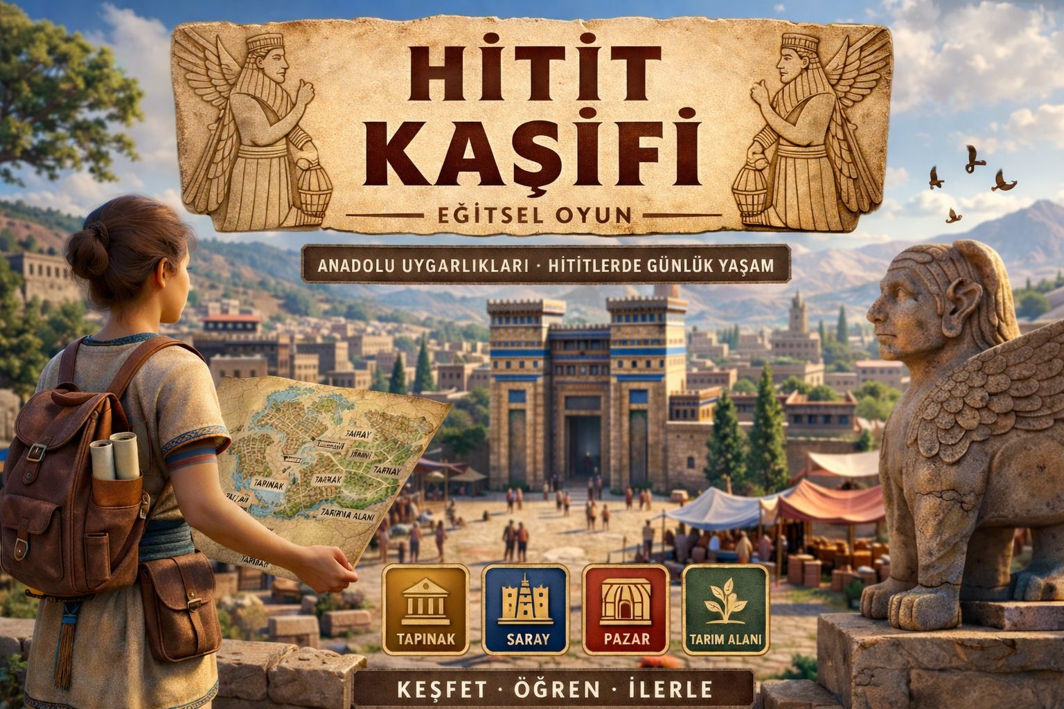 HİTİT KAŞİFİ · UX/UI Design · Educational Game Design