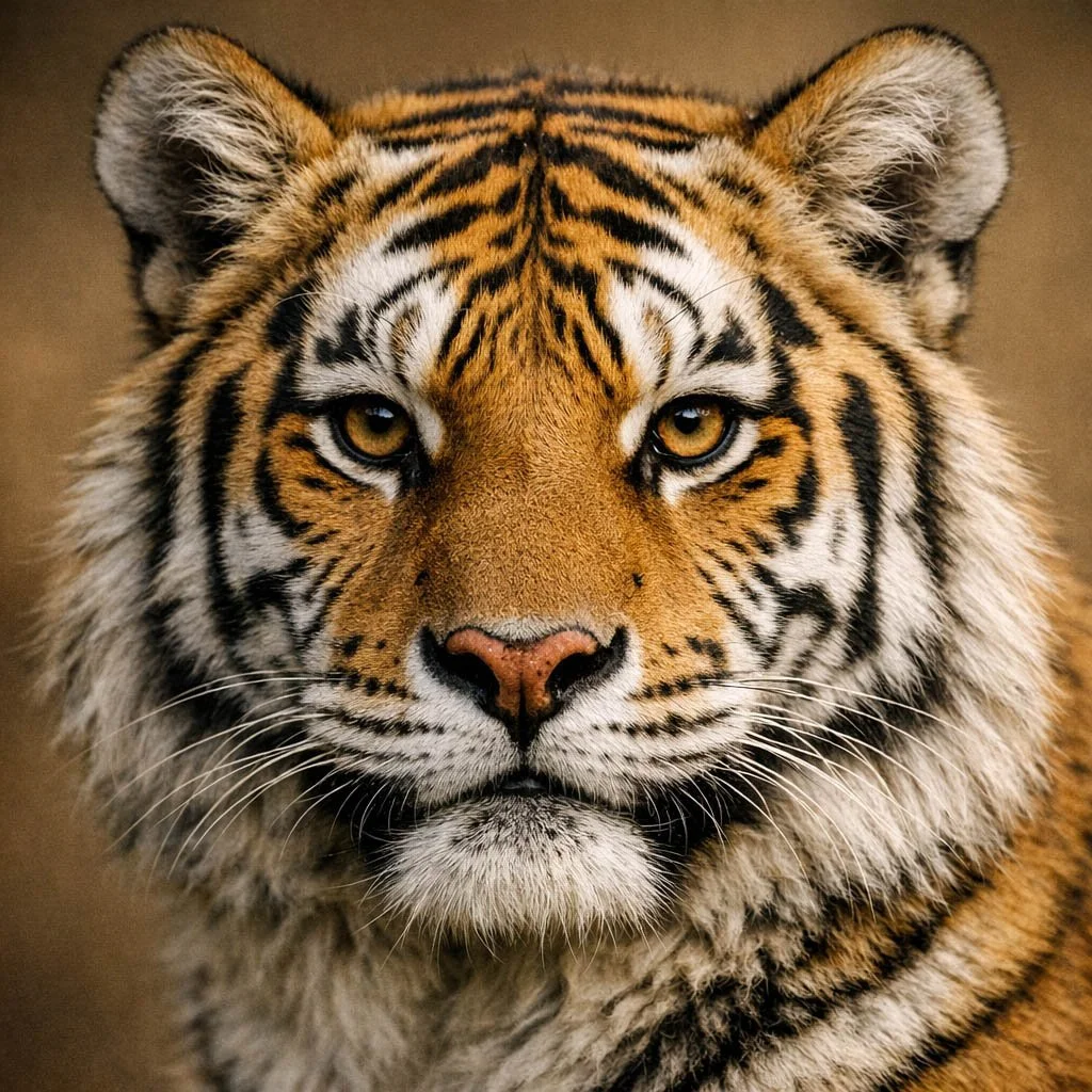 Tiger Porträtaufnahme