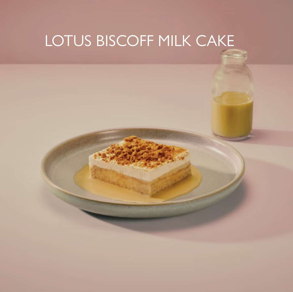 8.75
Delicate sponge, Biscoff cream, Biscoff crumble, Biscoff milk syrup. 646 kcal