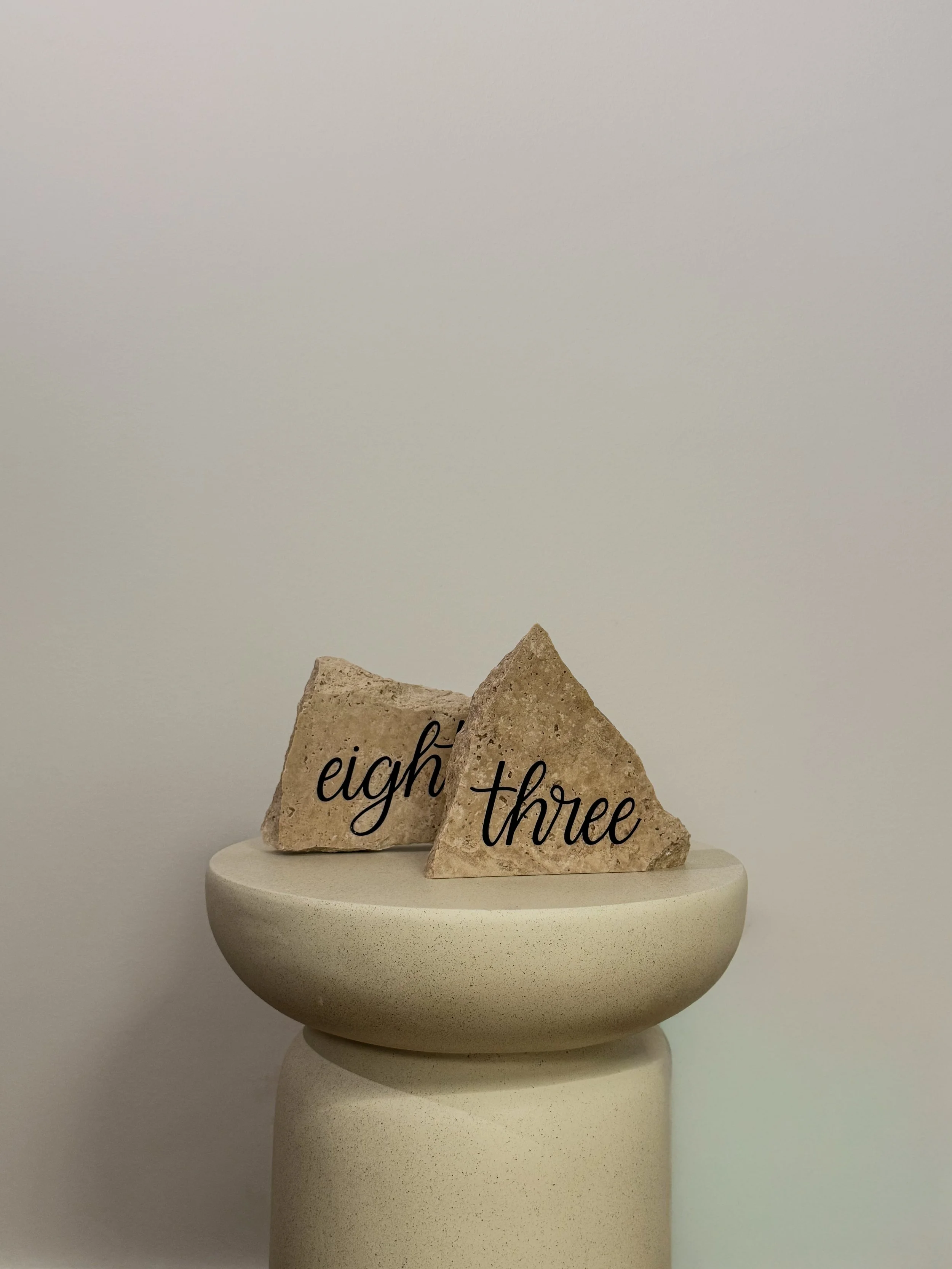 Tischnummer Set (1-10) - Bellagio