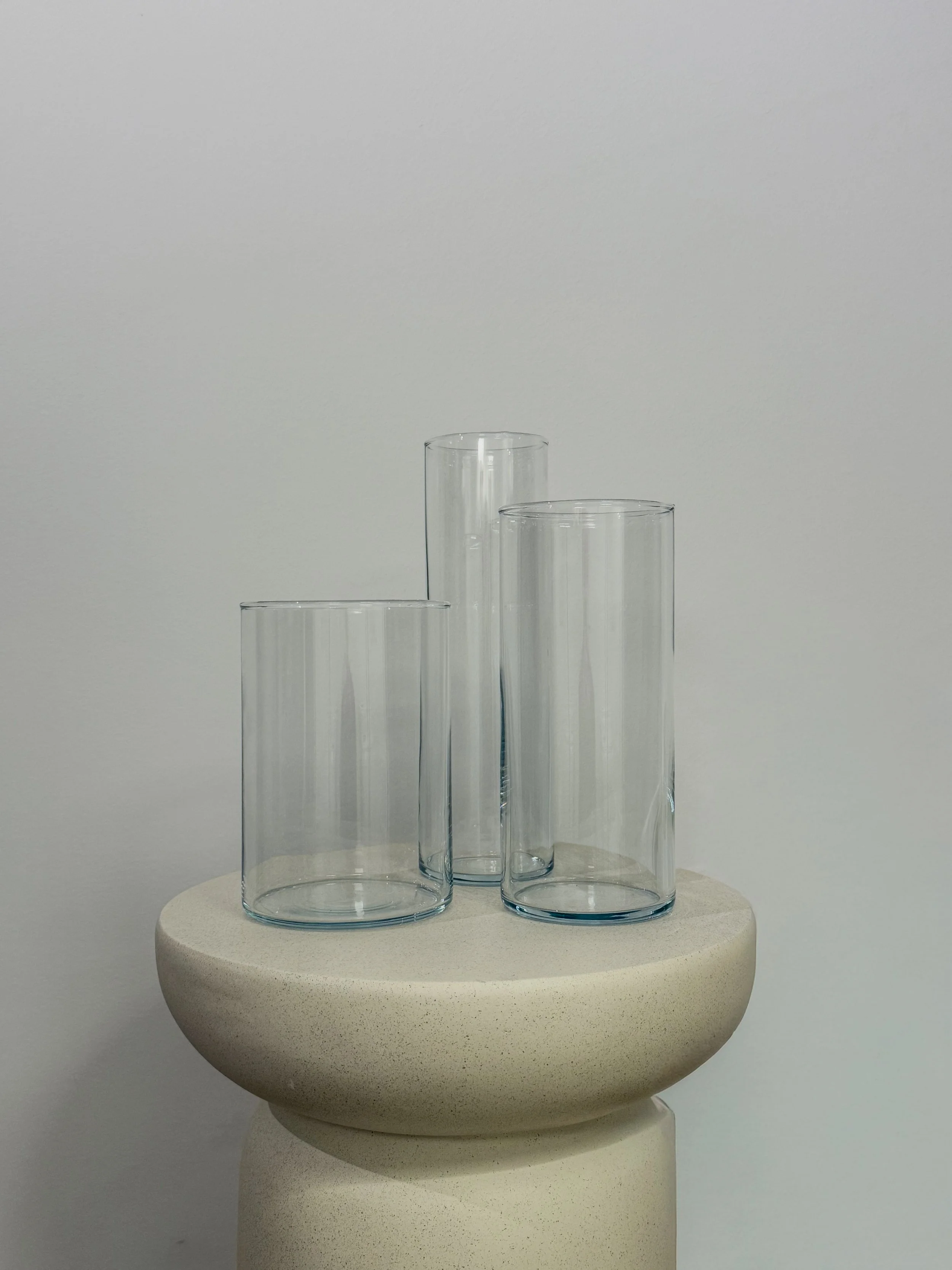 Glaszylindervasen 3er-Set - Como