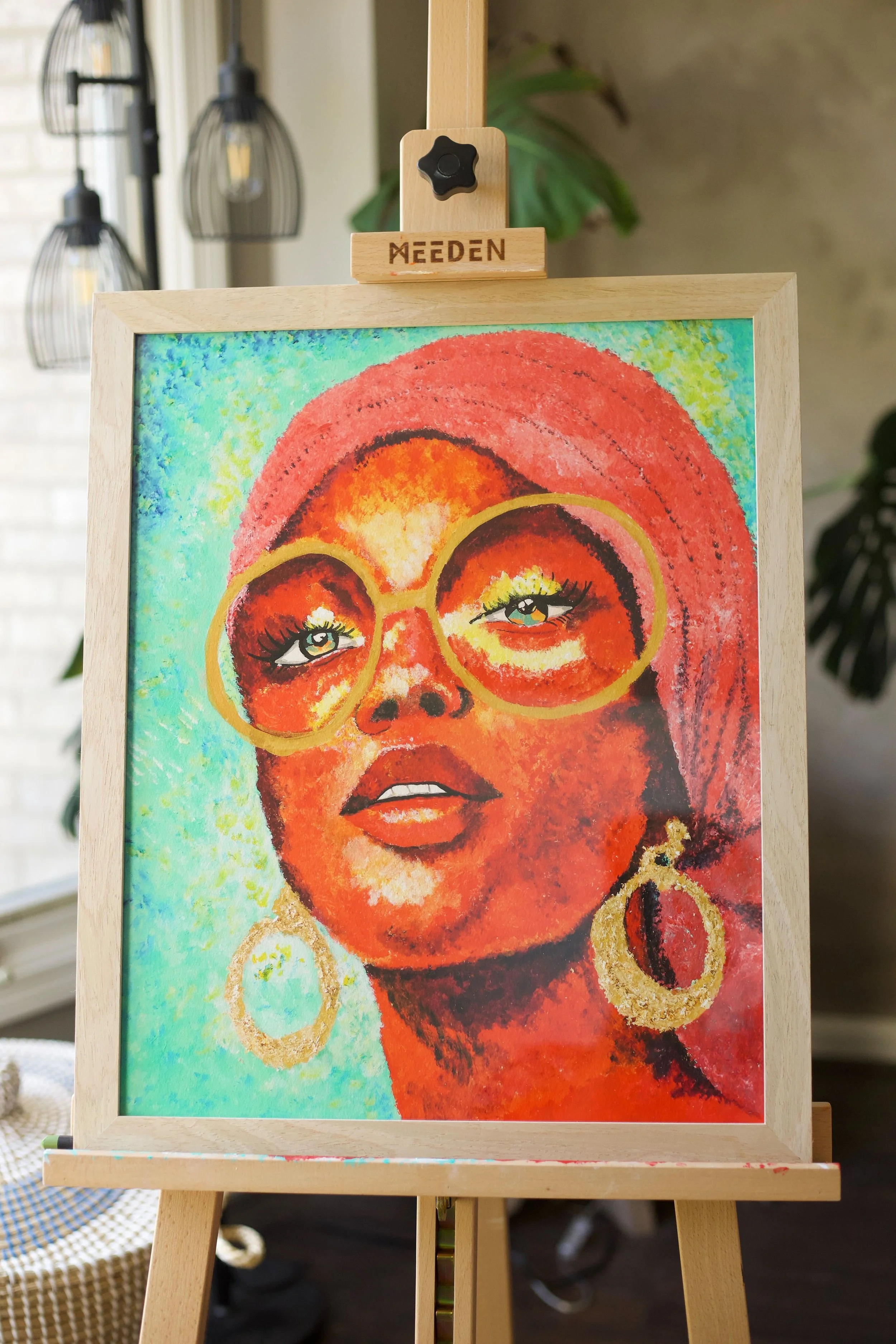 Pensive 2 - Giclee print framed (16”x20”)