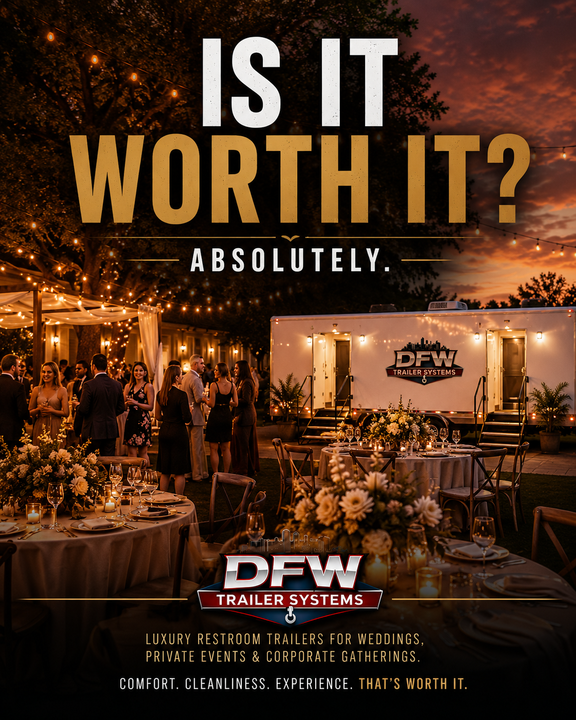 Is Renting a Restroom Trailer Worth It? A Cost Breakdown for DFW Events