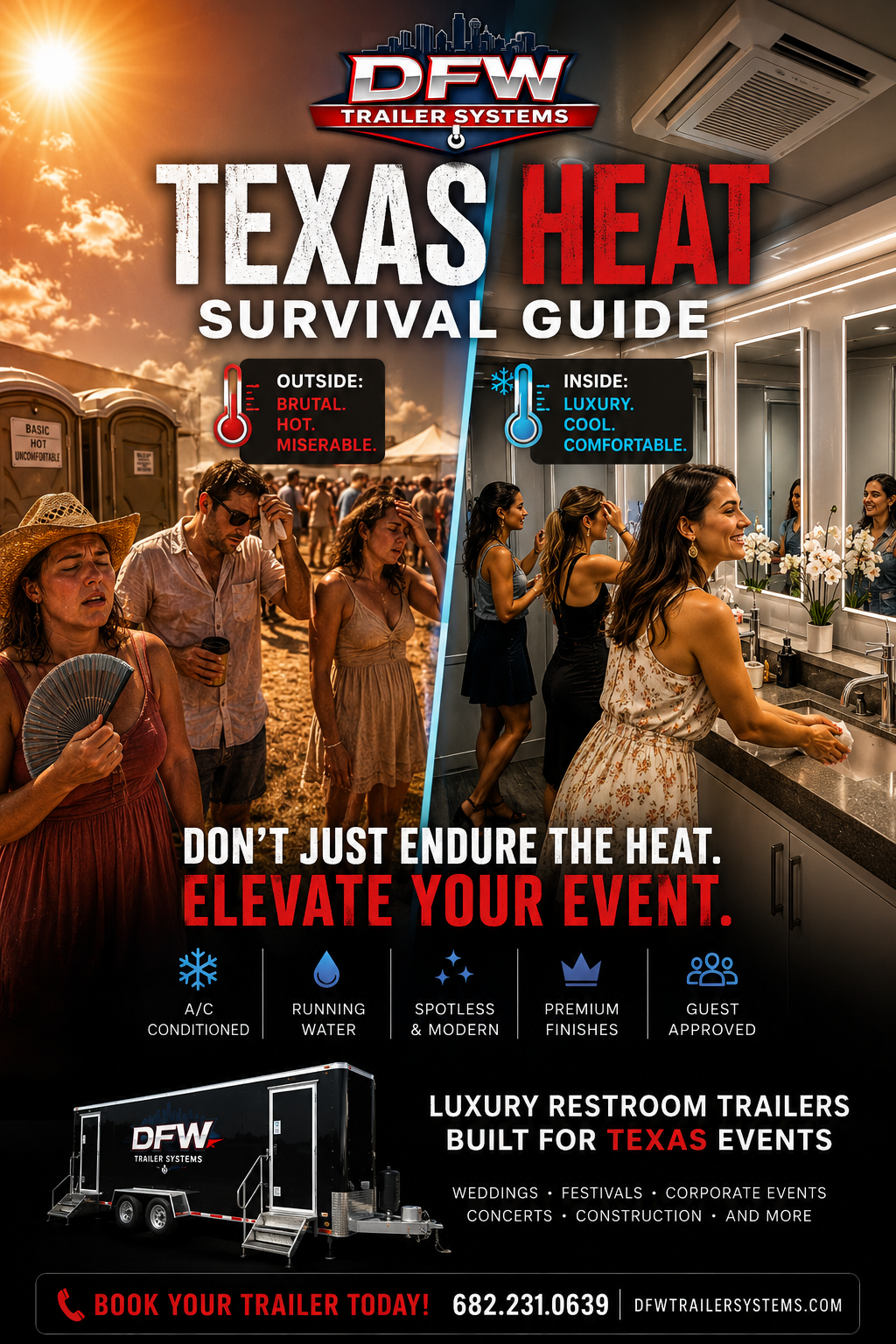 How to Plan a Summer Outdoor Event in Texas Heat — A Survival Guide