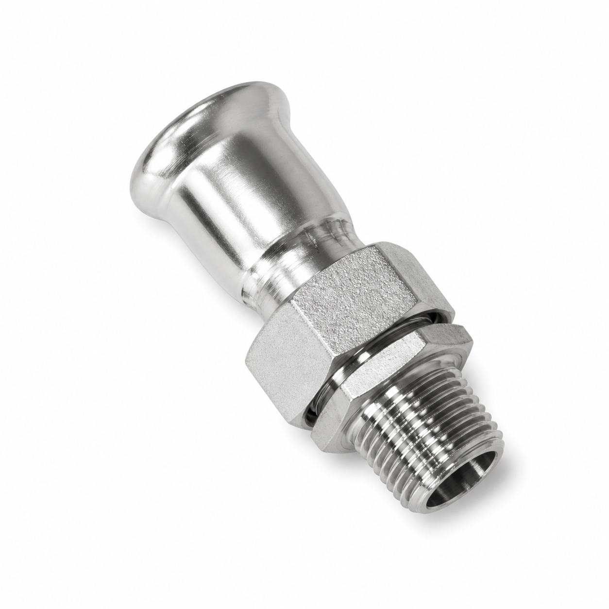 Male BSP Union Adaptor - 316 Stainless Press Fit Fitting