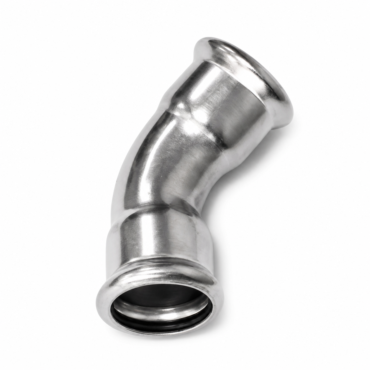 F2F 45 Degree Elbow - 316 Stainless Press Fit Fitting