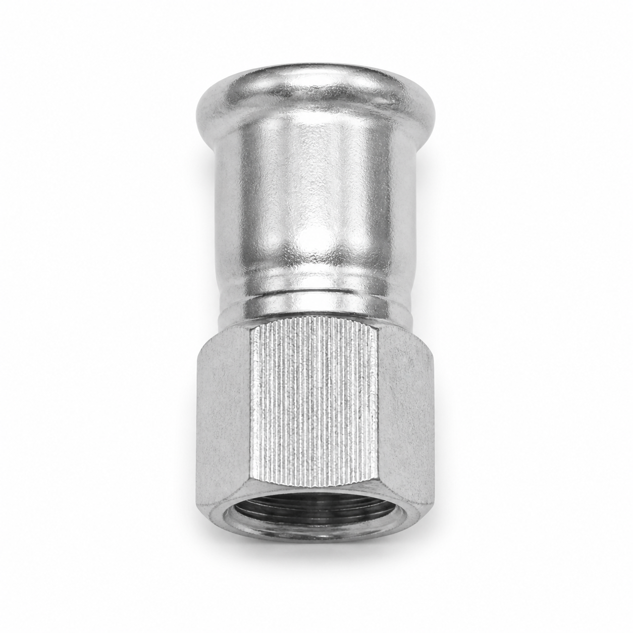 Female BSP Coupling Adaptor - 316 Stainless Press Fit Fitting