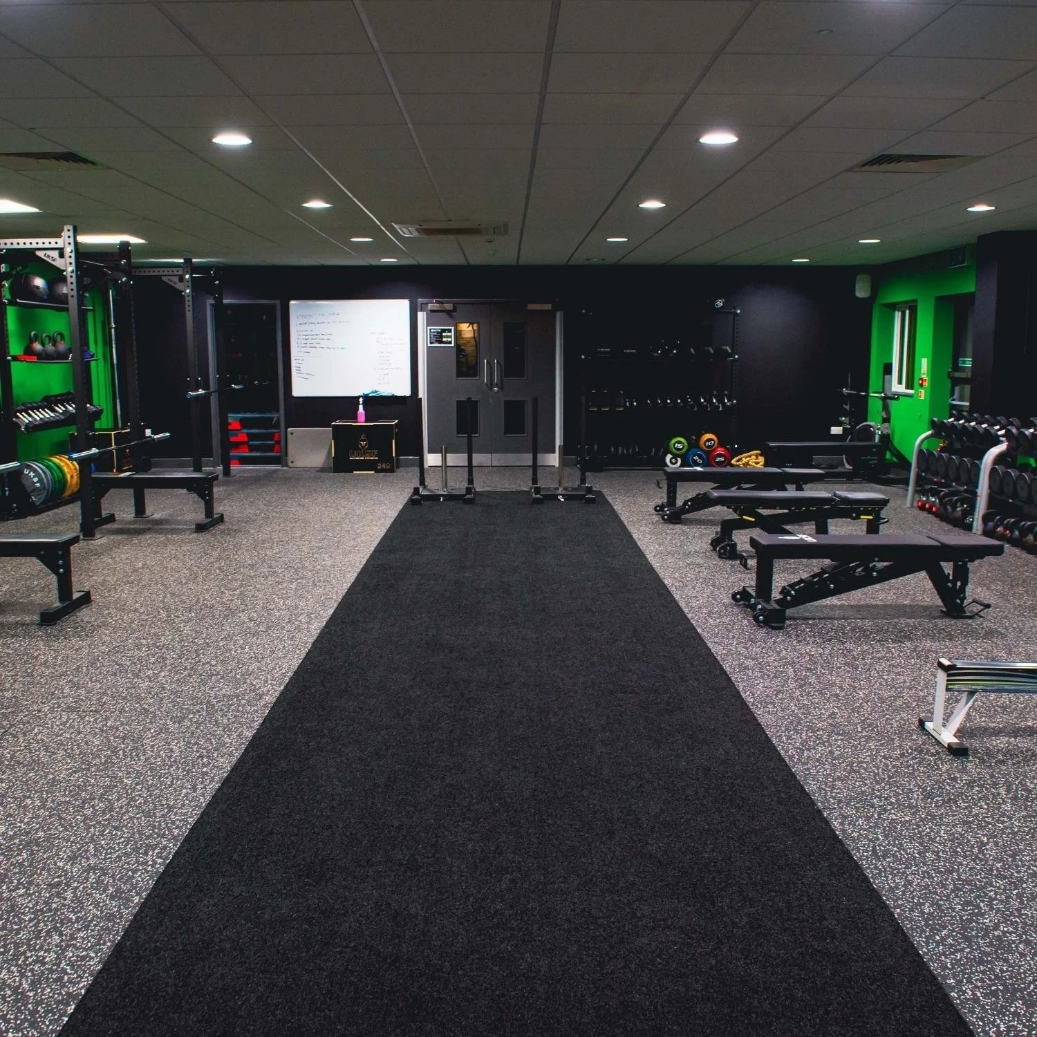 The sled track at the Gym Lab in Clevedon