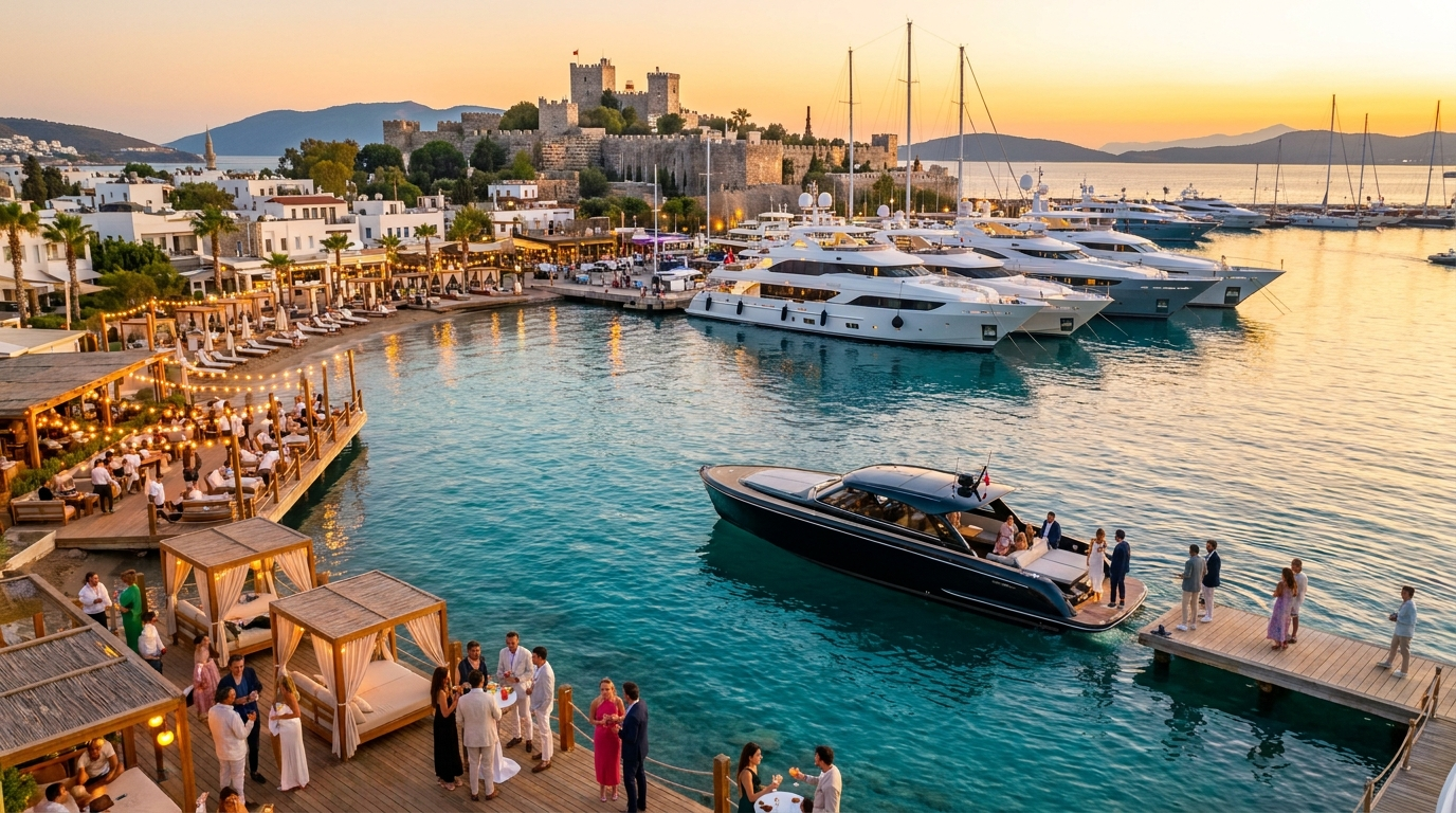 Hosting a Wedding or Proposal on                          a Yacht in Bodrum