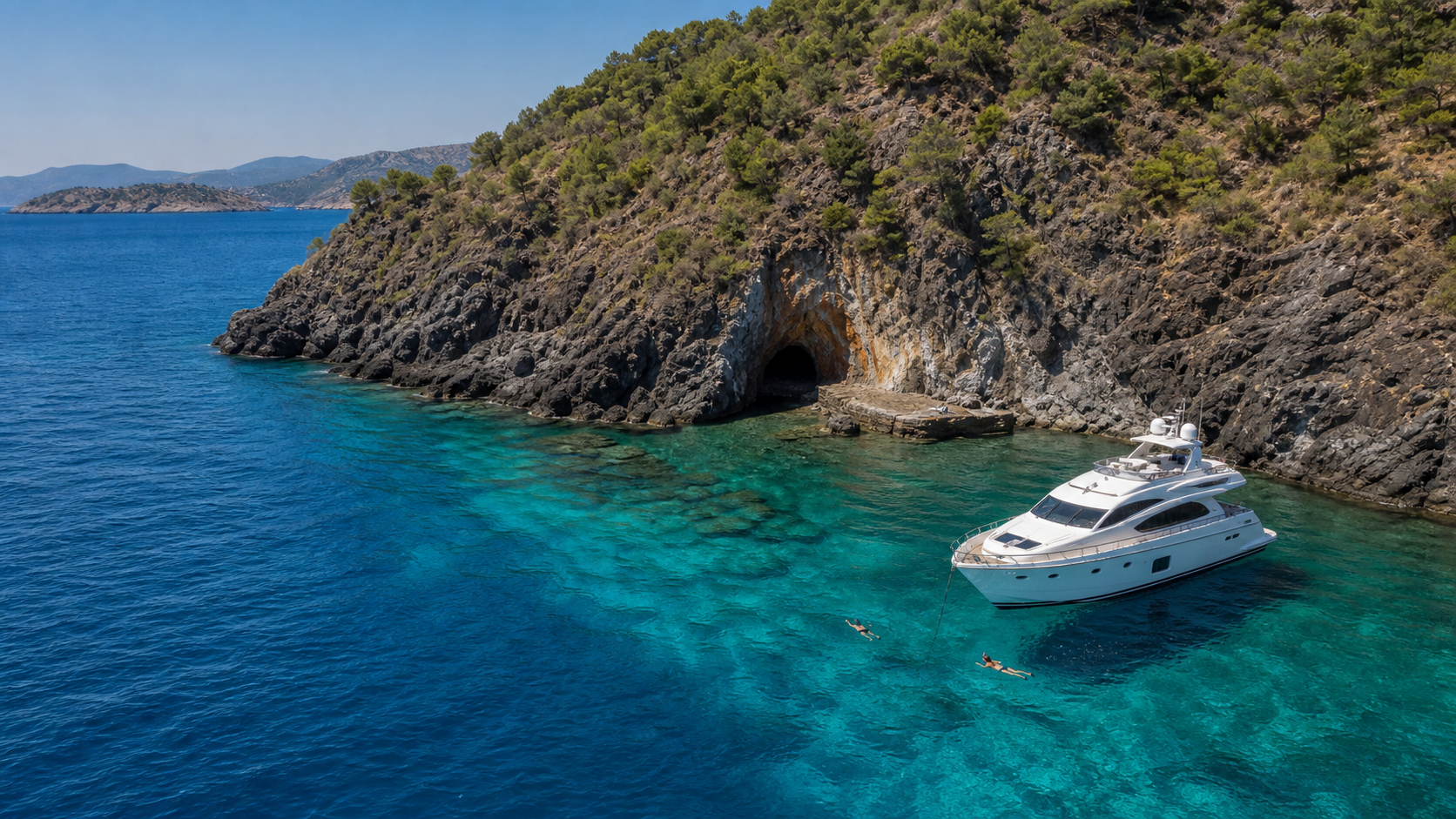 Karaada by Boat: Thermal Caves &amp; Turquoise Water