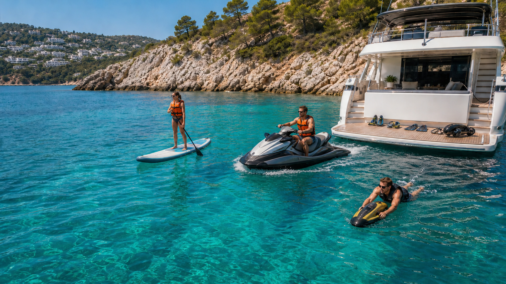 Watersports & Sea Toys on a Bodrum Charter