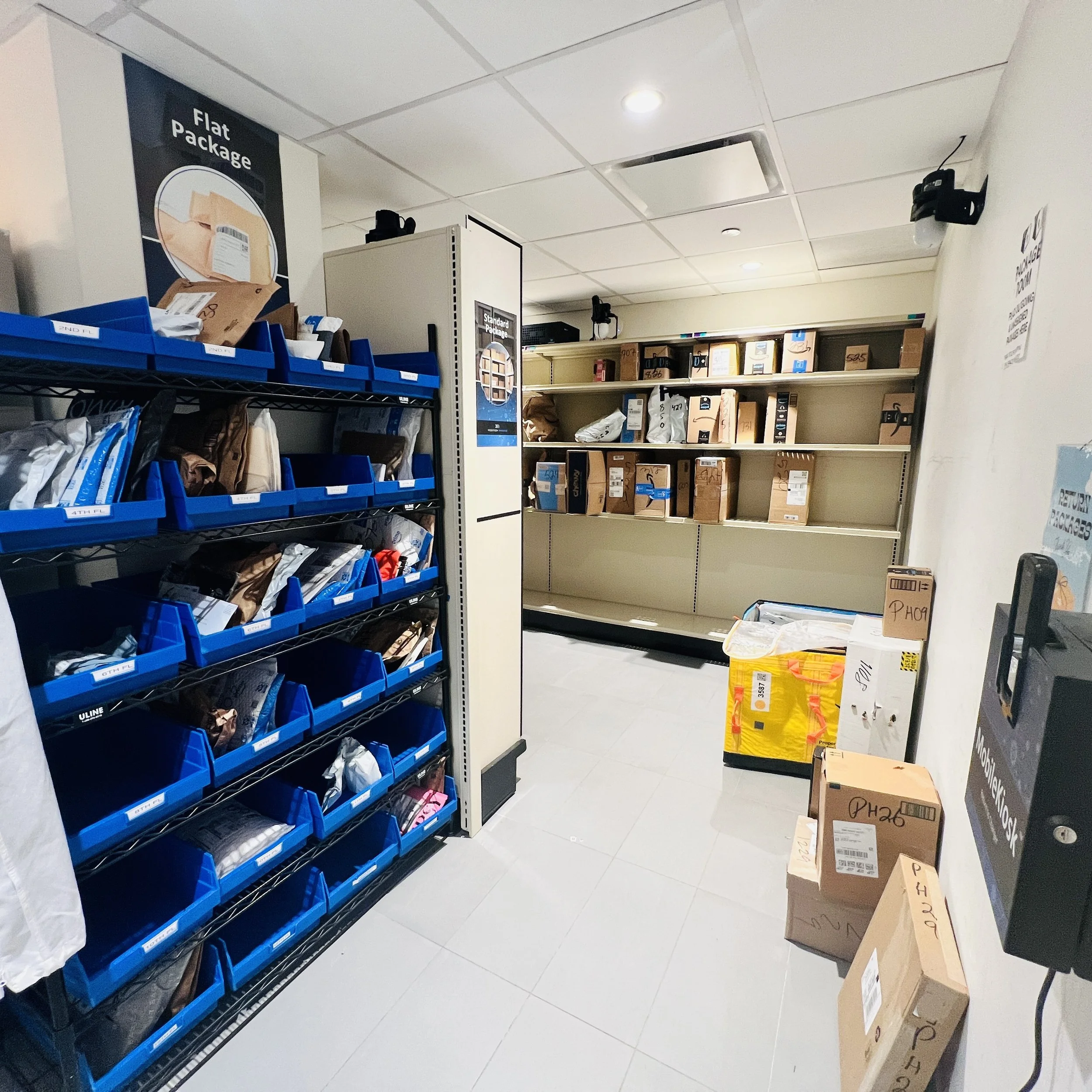 Smart Package Room by Position Imaging